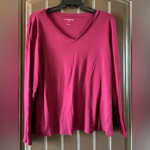 Liz Claiborne Long Sleeve T-shirt, XL